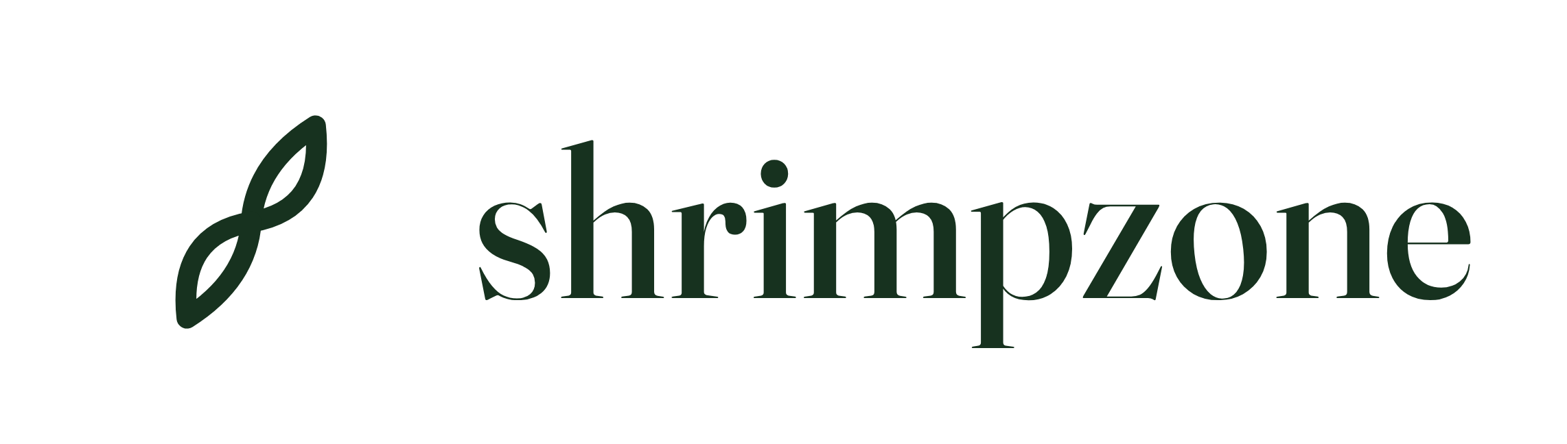 shrimpzone leaf-S logo (bold)